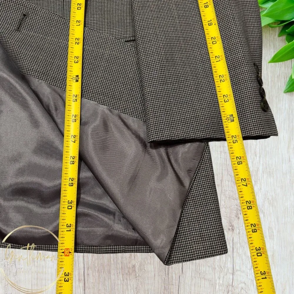 NAUTICA Men’s Blazer Sport Coat Classic Fit 2-Button Jacket 44L Gray Wool